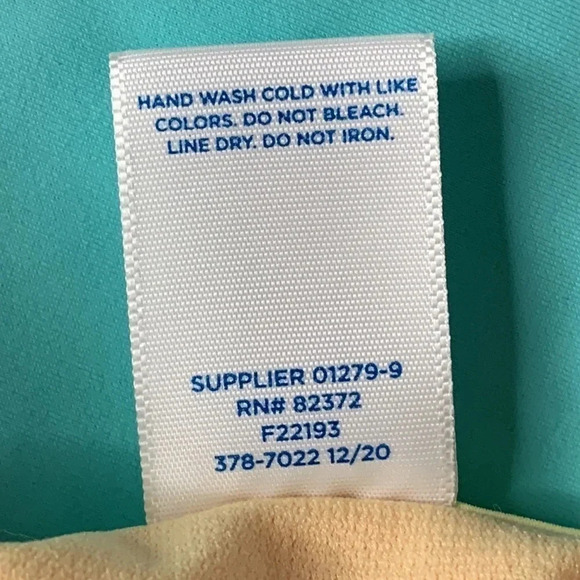 Girls Swimsuit Tankini Brief Size XL 18 plus Arizona Co NWT - Picture 8 of 8